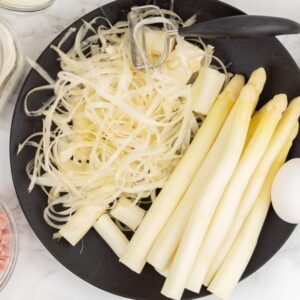 asperge diner met wijn